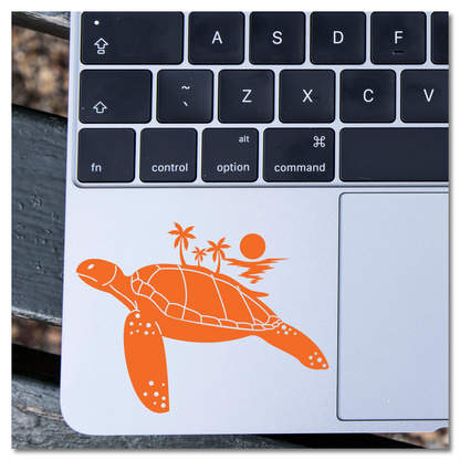 Summer Inside Turtle Vinyl Decal Sticker