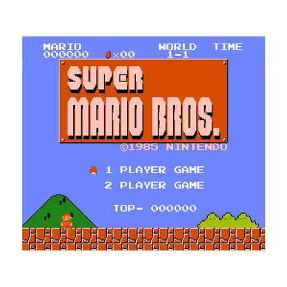 Super Mario Bros Start Screen 20oz gesublimeerde metaal tuimelaar