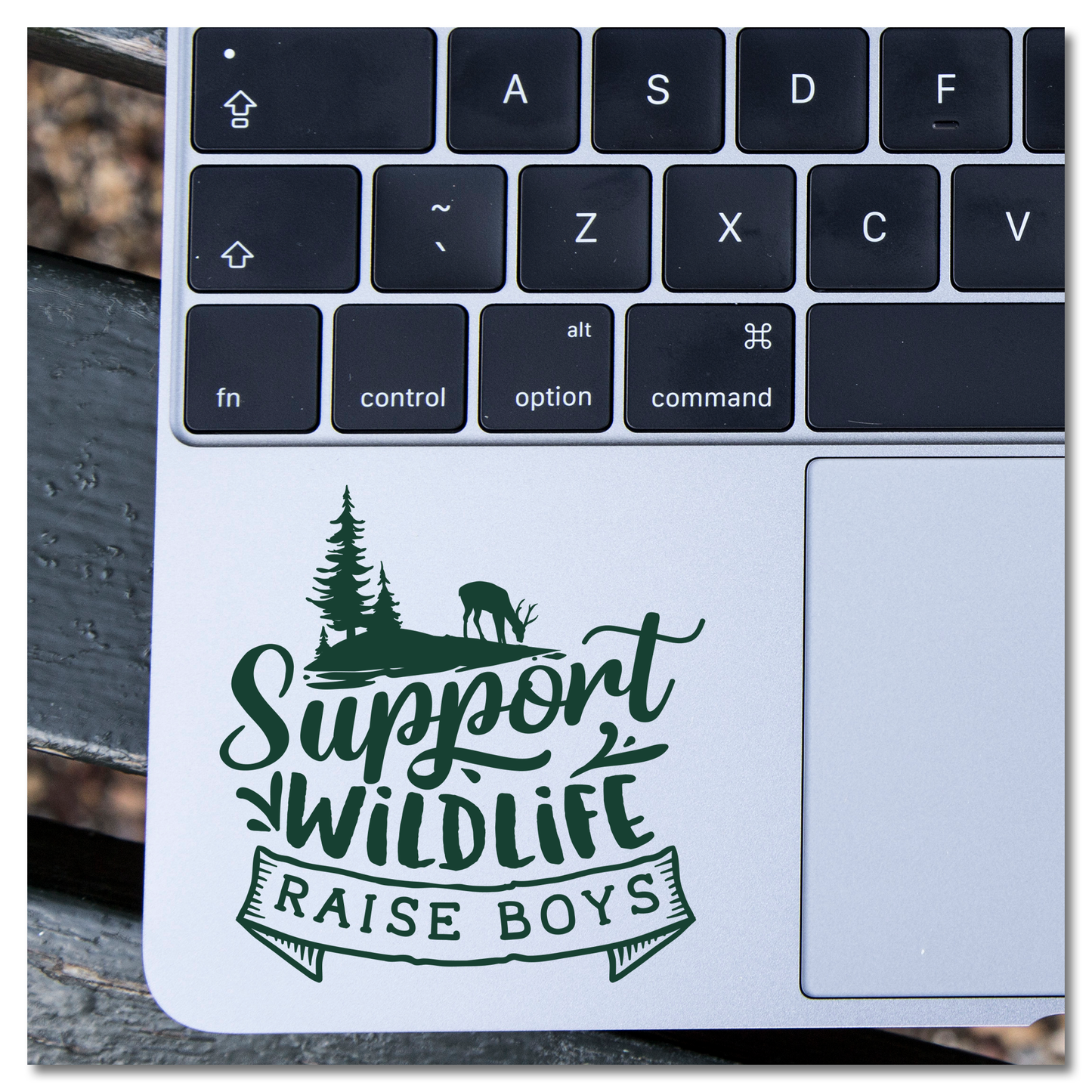 Support Wildlife Raise Boys Vinyl Decal Sticker