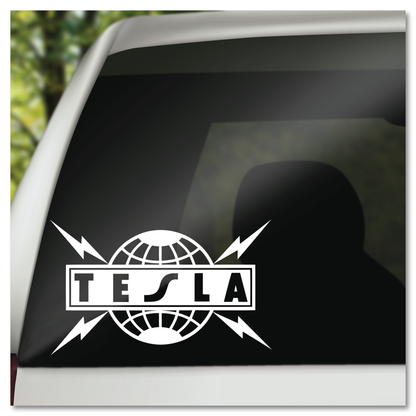 Nikola Tesla Logo Vinyl Decal Sticker