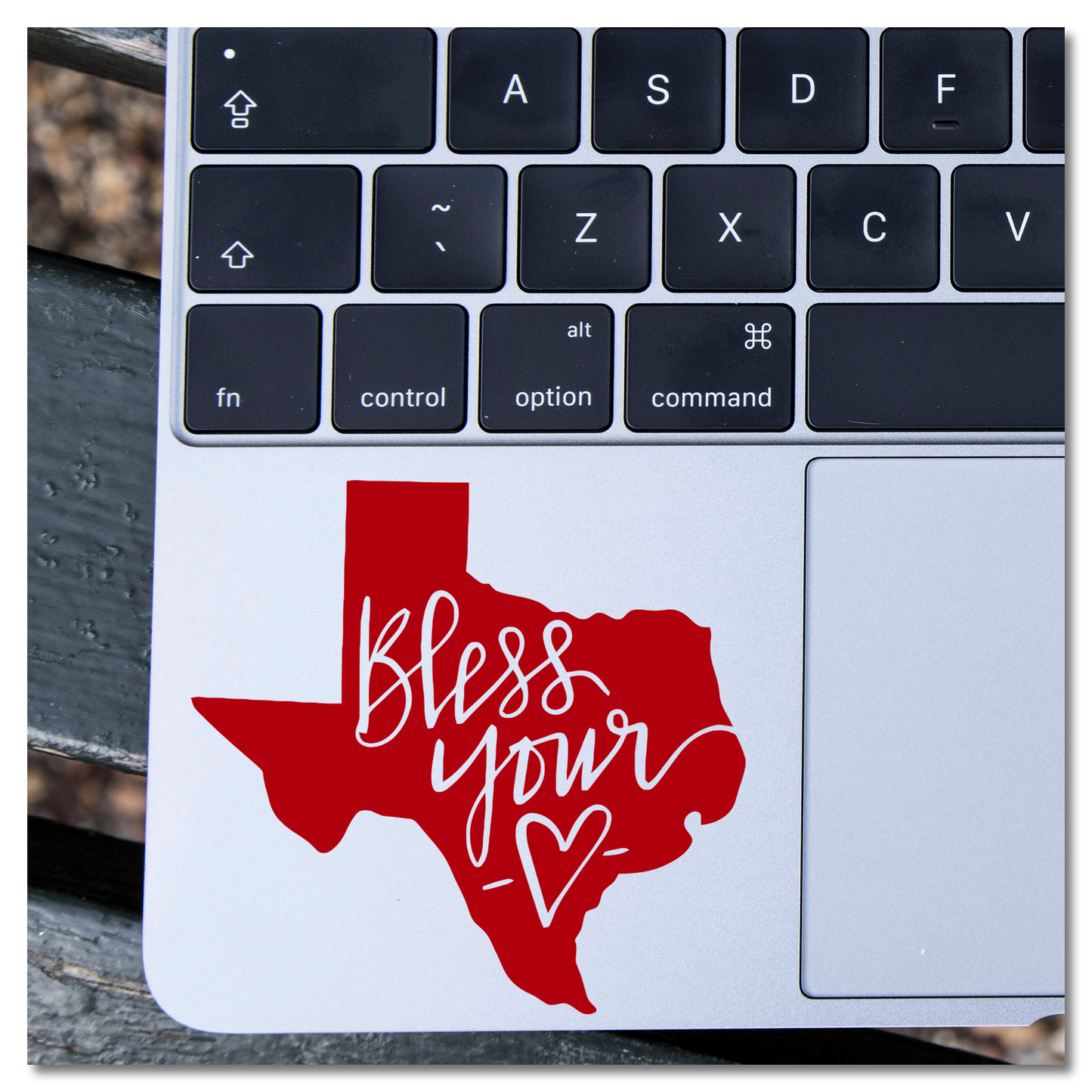 Texas Bless Your Heart Vinyl Decal Sticker