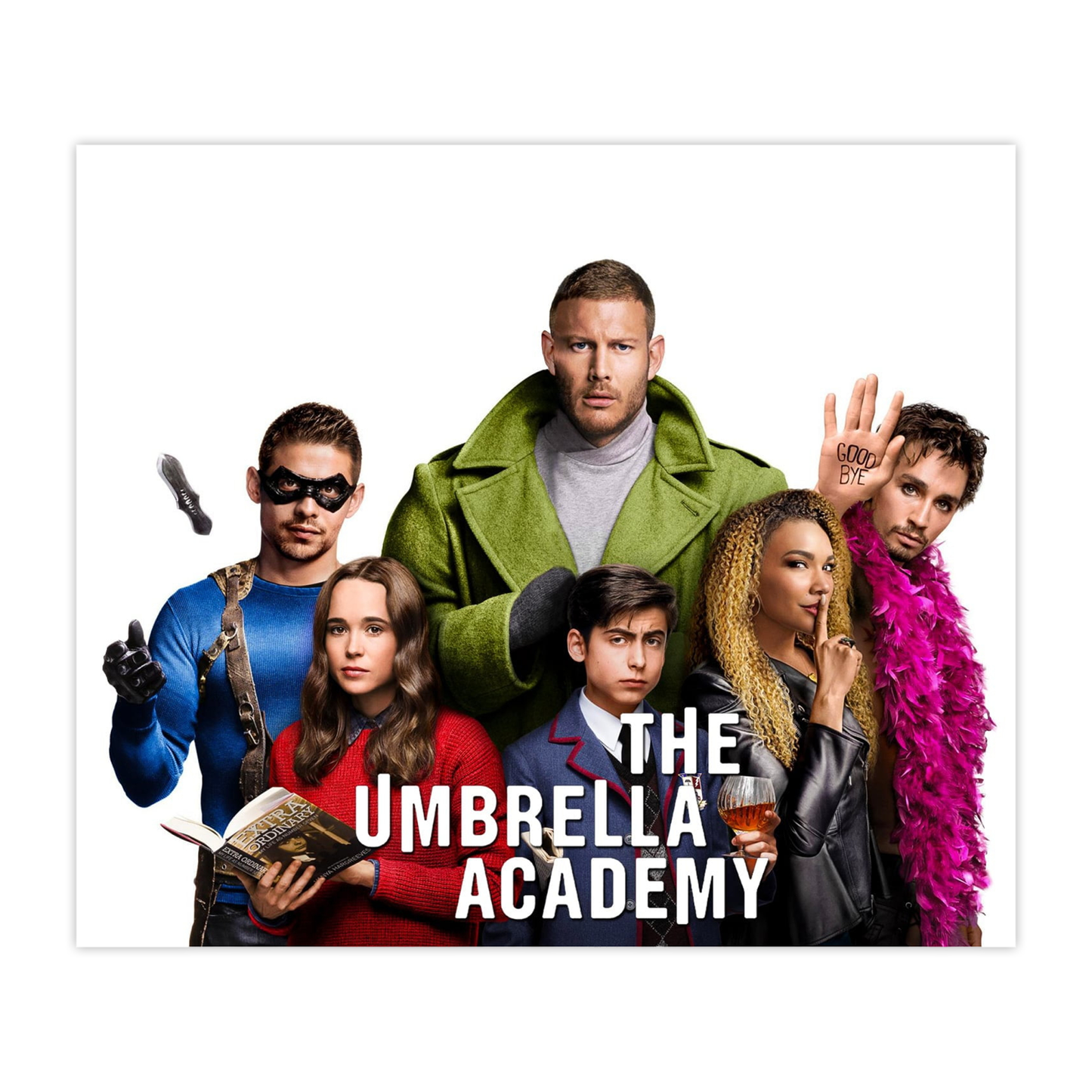 Die Umbrella Academy 20oz gesublimeerde metaal tuimelaar