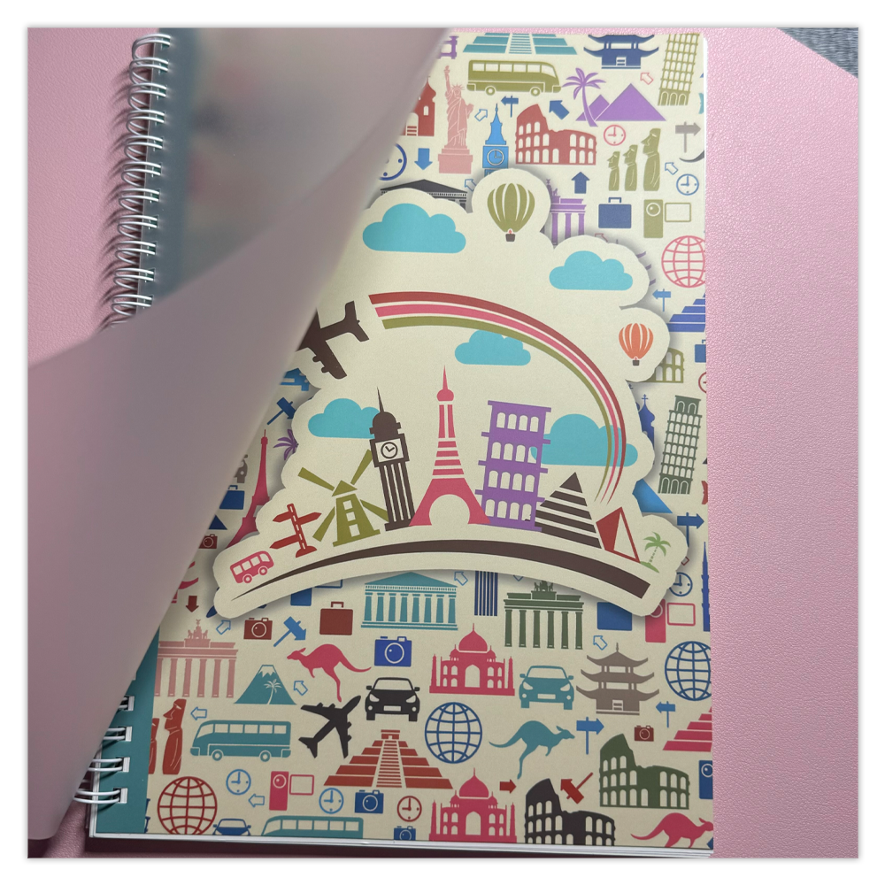 Travel Large Reusable Sticker Book - 3 FREE STICKERS Included!