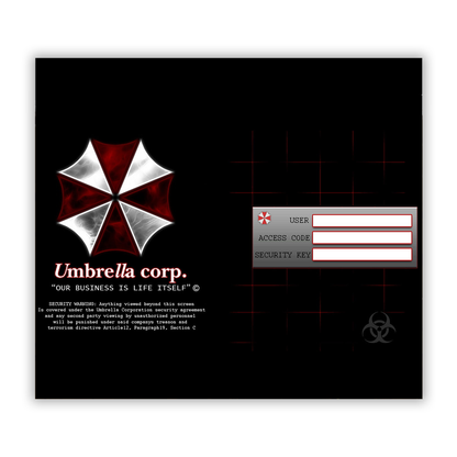 Umbrella Corporation Resident Evil 20oz Sublimated Metal Tumbler