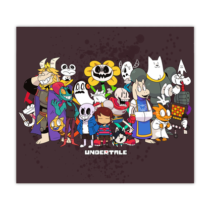 Undertale Characters 20oz Sublimated Metal Tumbler