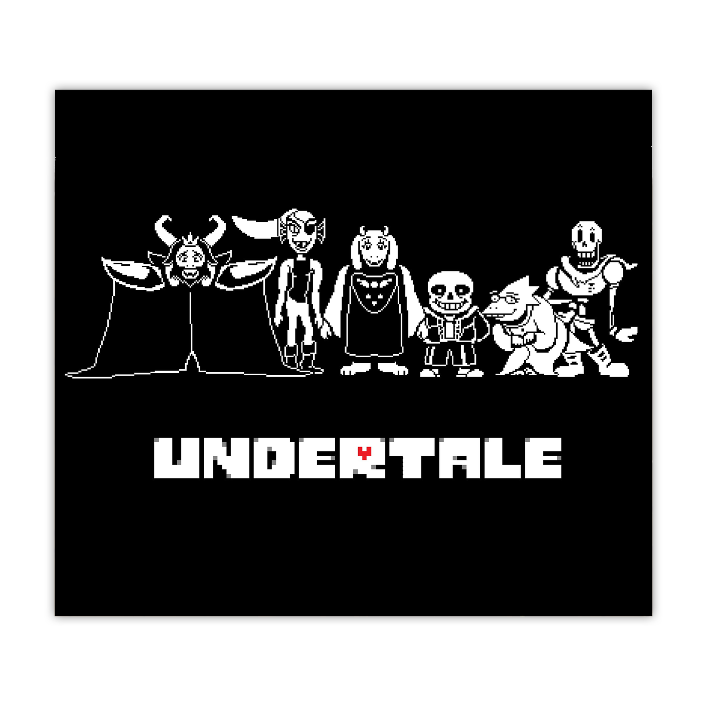 Undertale Characters 20oz Sublimated Metal Tumbler