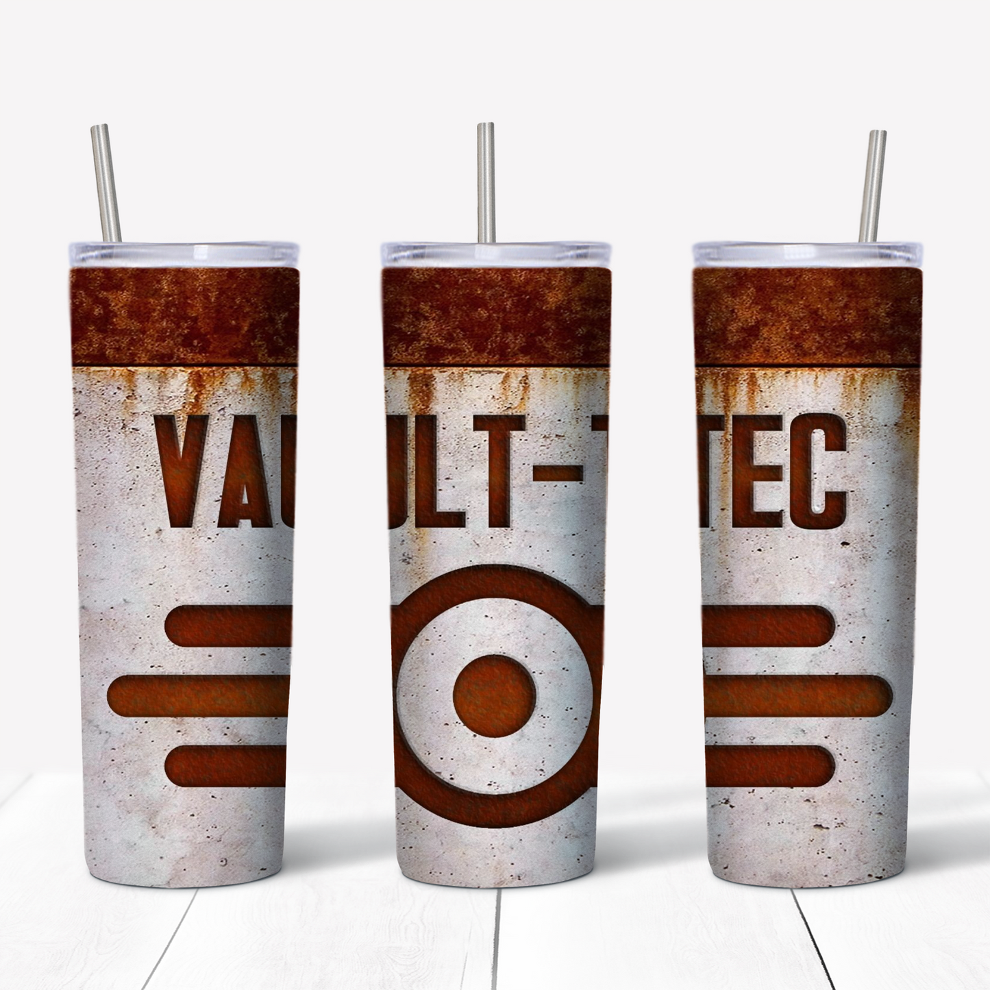 Fallout Vault-Tec Rust Beton 20oz Gesublimeerde Metaal Tuimelaar