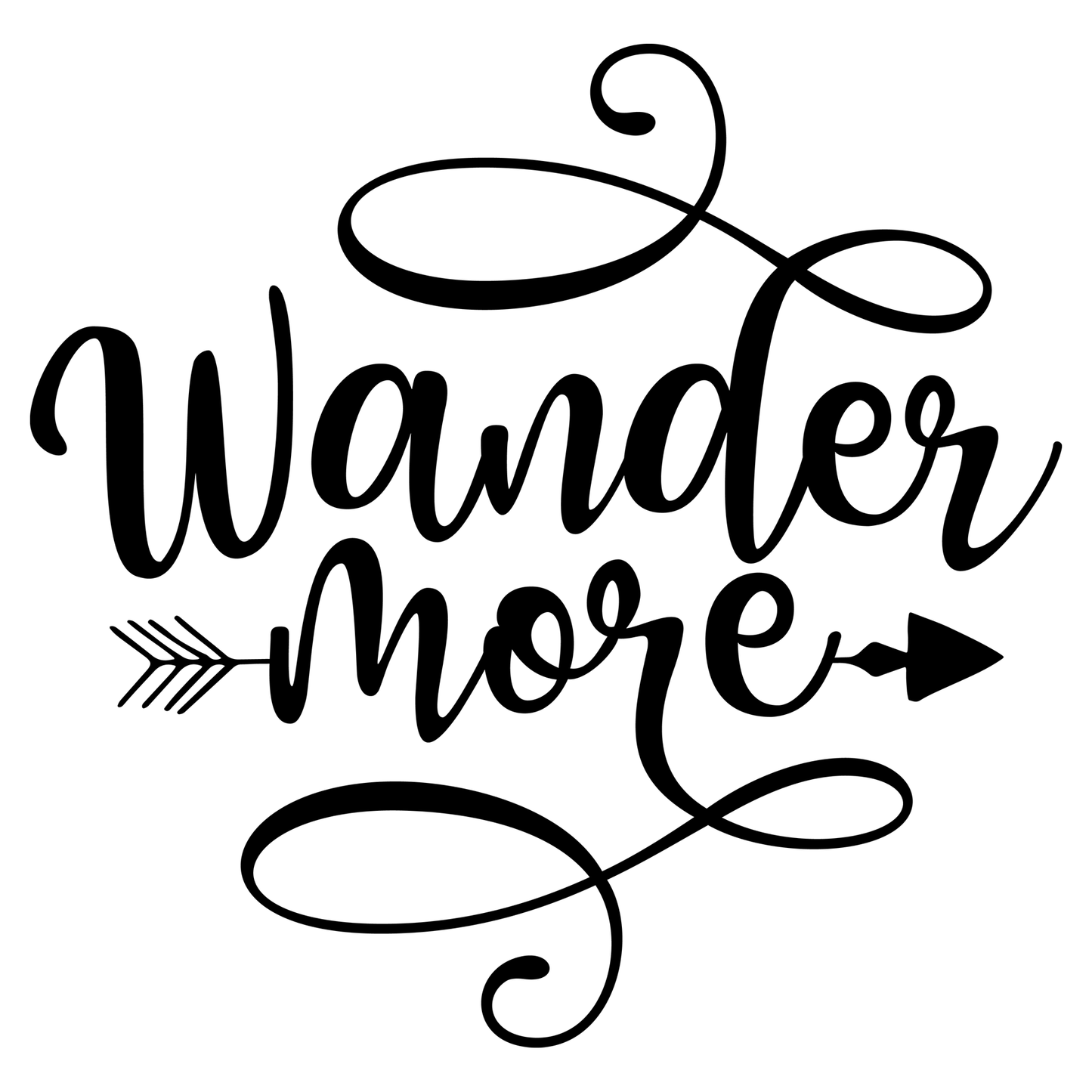 Wander More Vinyl Decal Sticker