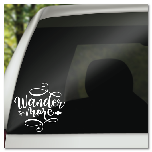 Wander More Vinyl Decal Sticker