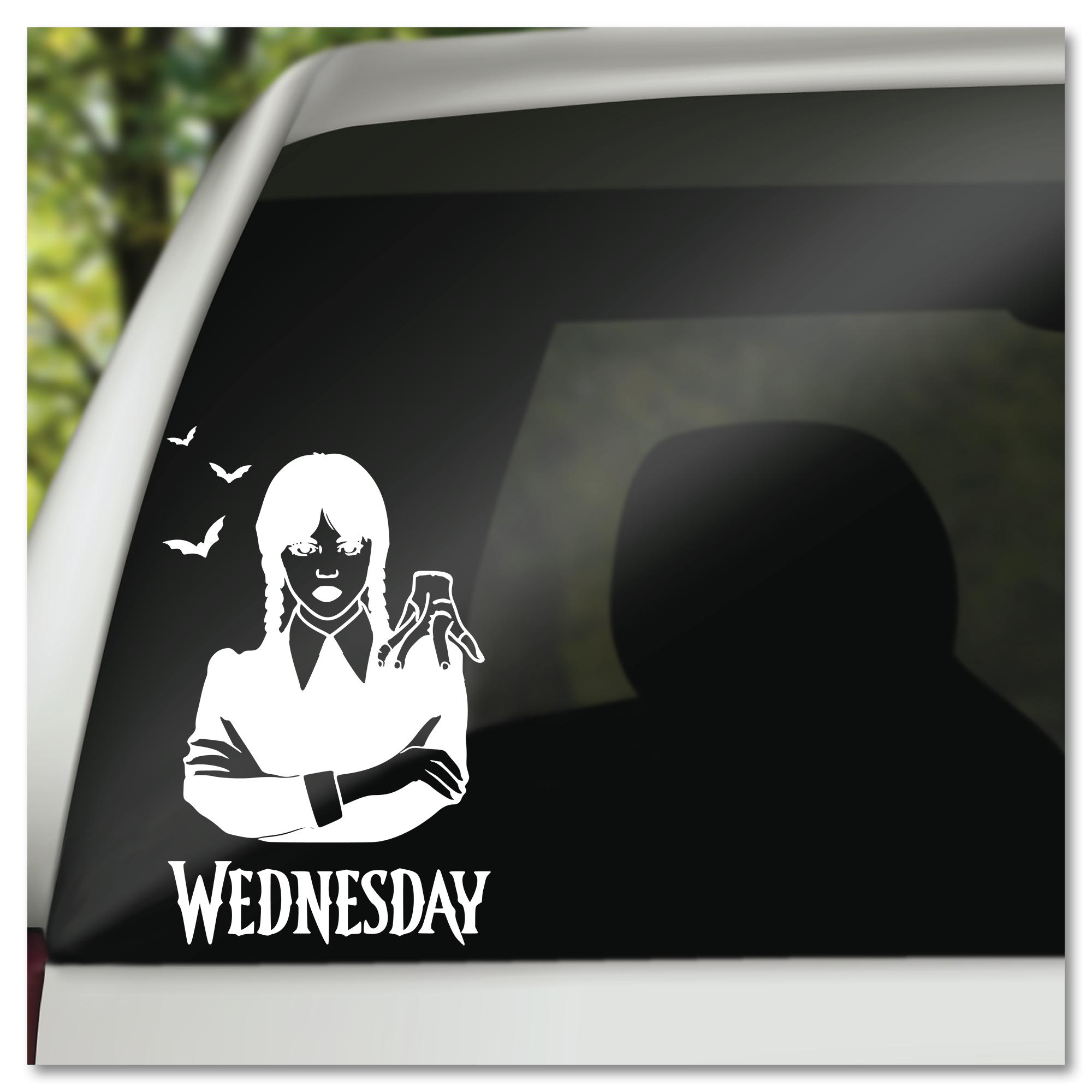 Addams Family Wednesday Thing Vinyl Decal Sticker – Pink Pineapple Works