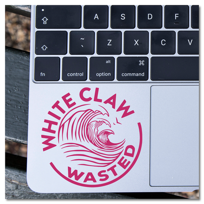 White Claw Wasted Vinyl Decal Sticker