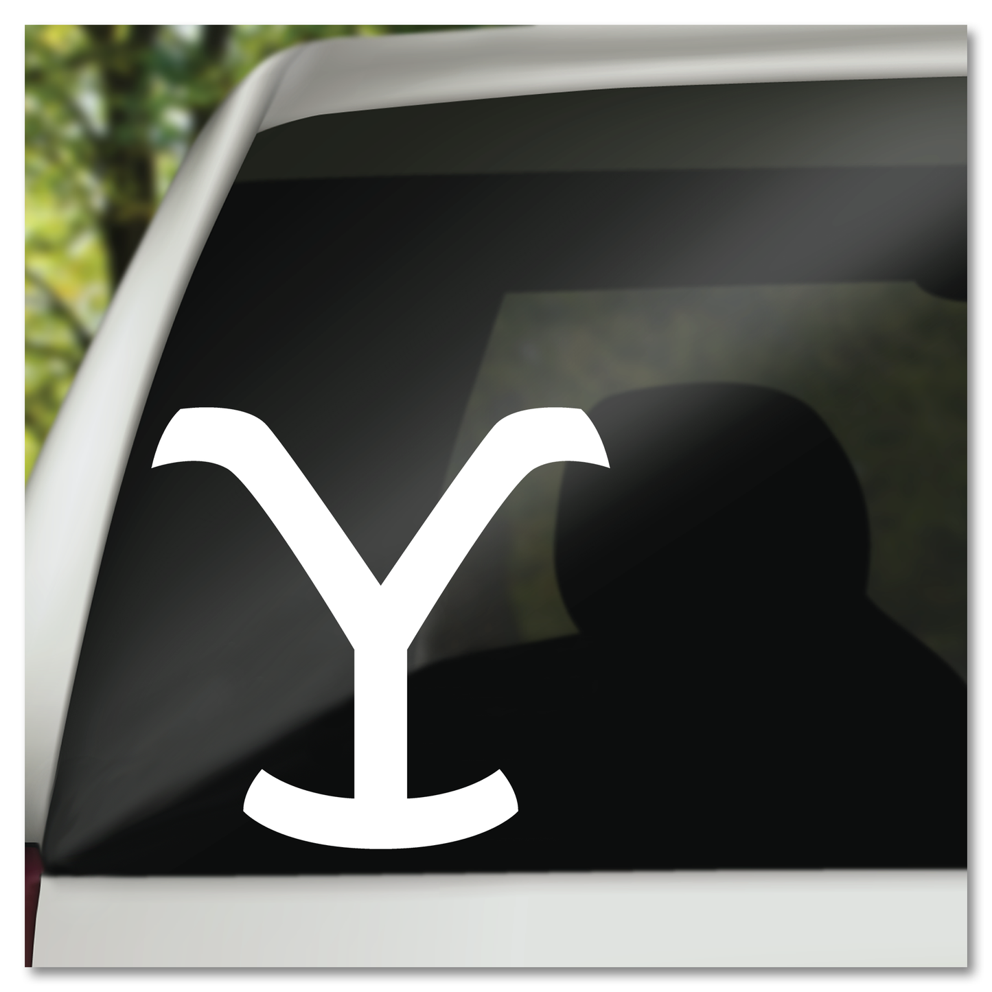 Yellowstone-handelsmerk Vinyl Decal Plakker