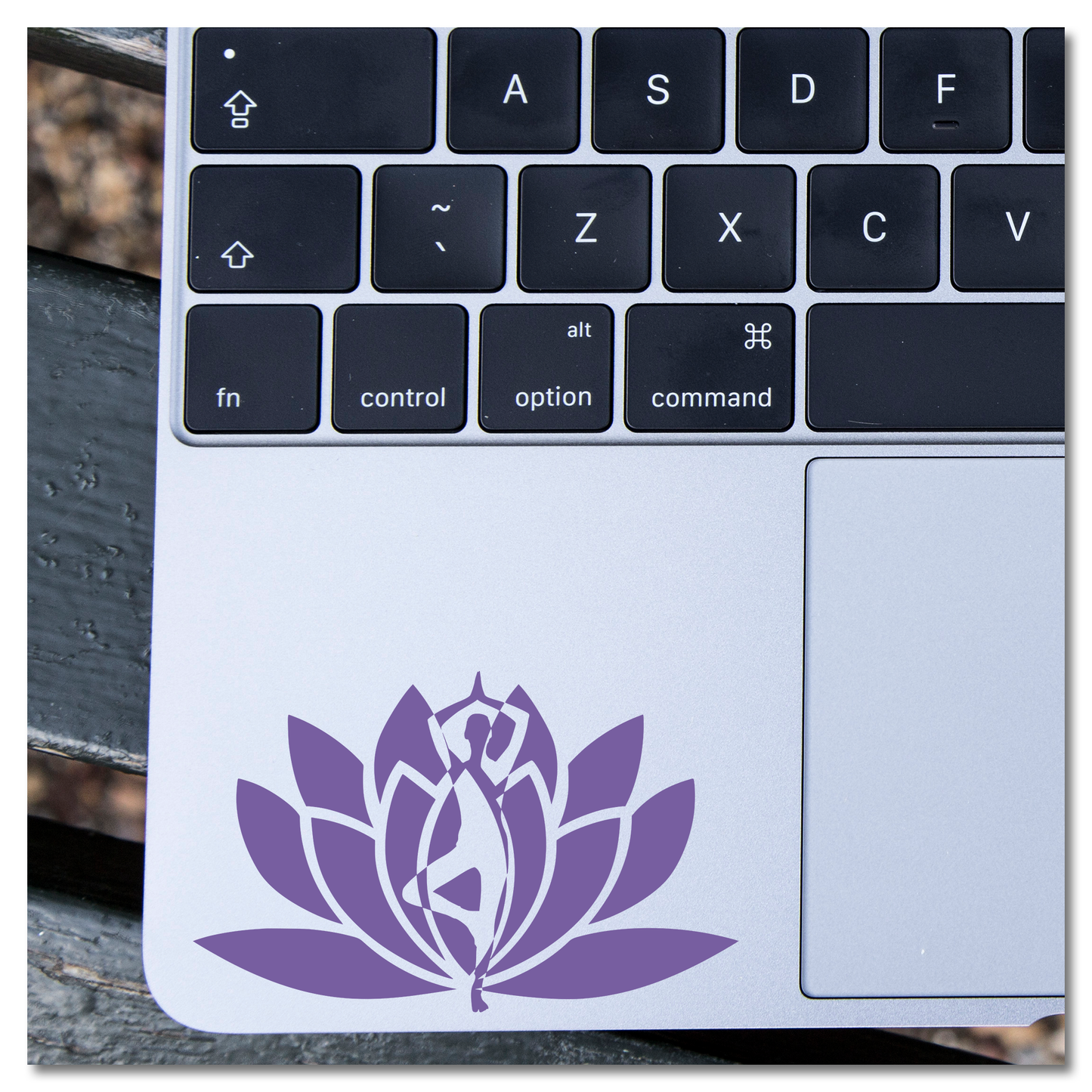 Joga Lotus Flower Vinyl Decal Plakker