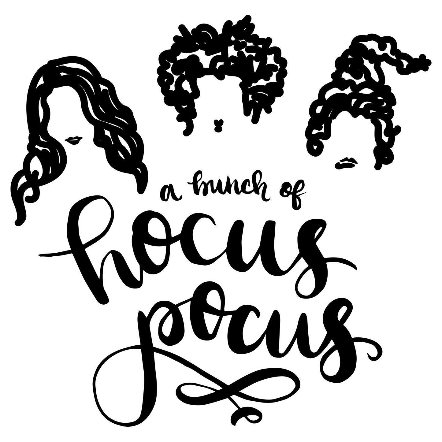 A Bunch of Hocus Pocus Vinyl Decal Sticker