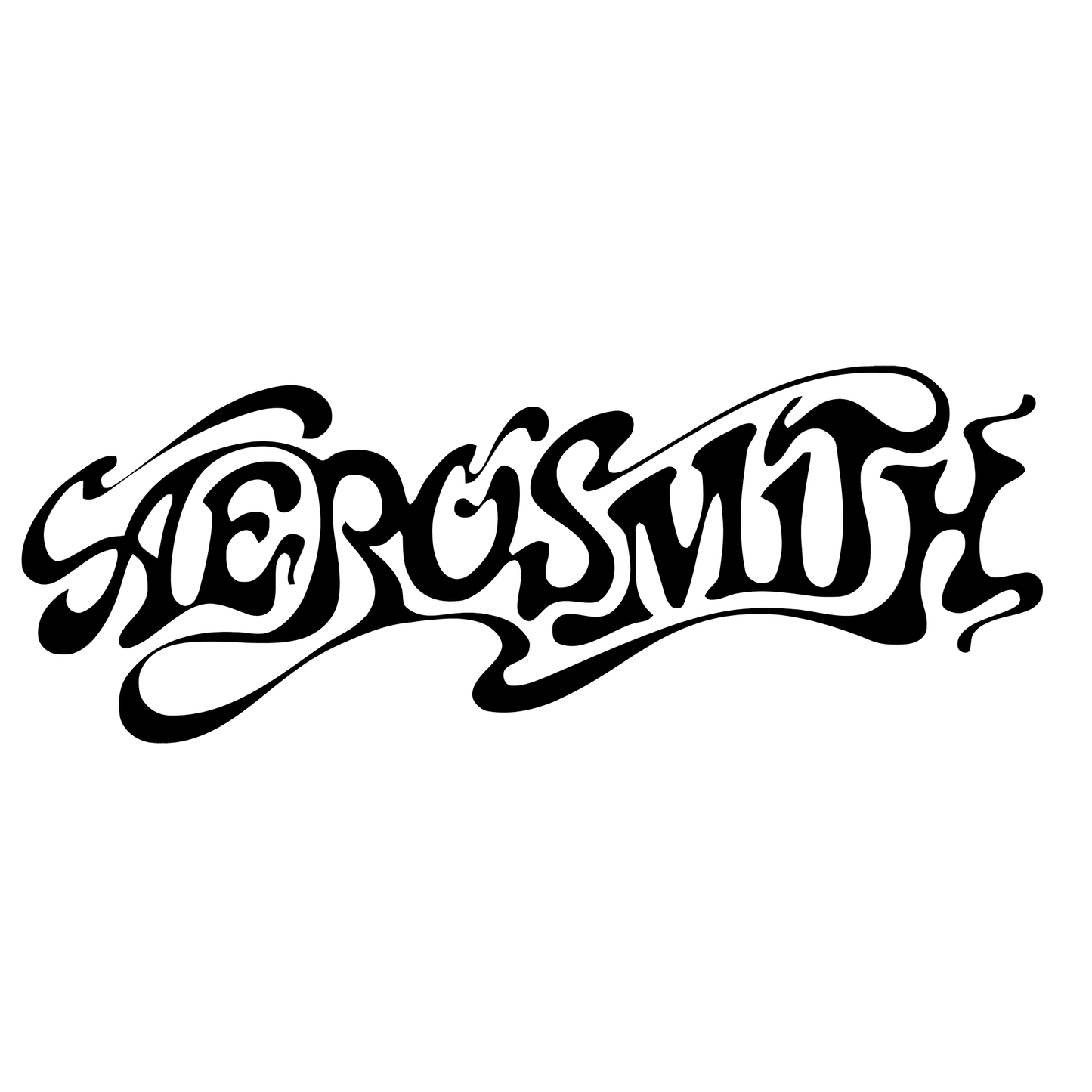 Aerosmith Smoke Logo Vinyl Decal Sticker