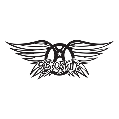 Aerosmith Wings Logo Vinyl Decal Plakker