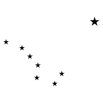 Alaska Flag Stars Big Dipper North Star Constellation Vinyl Decal Sticker