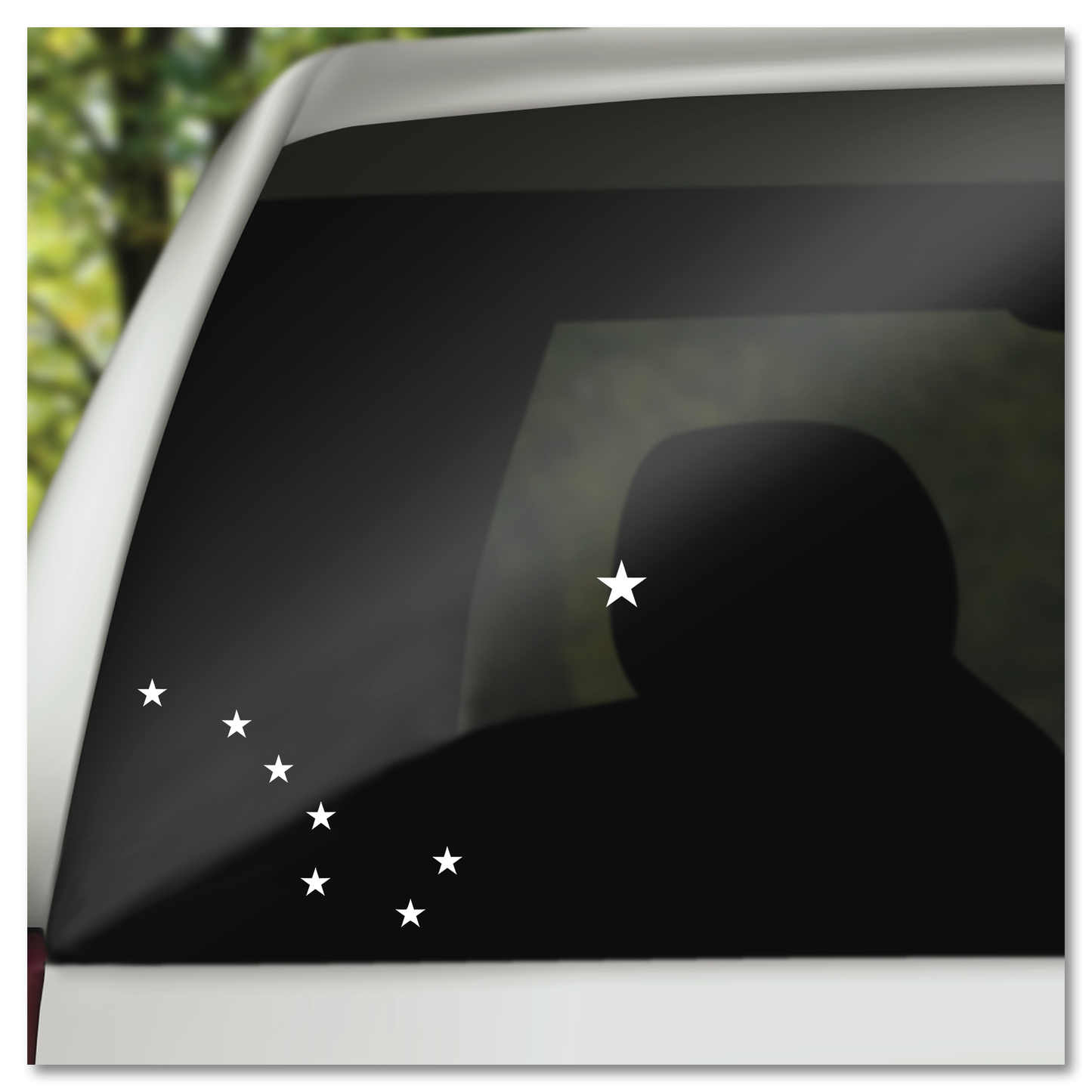 Alaska Flag Stars Big Dipper North Star Constellation Vinyl Decal Sticker