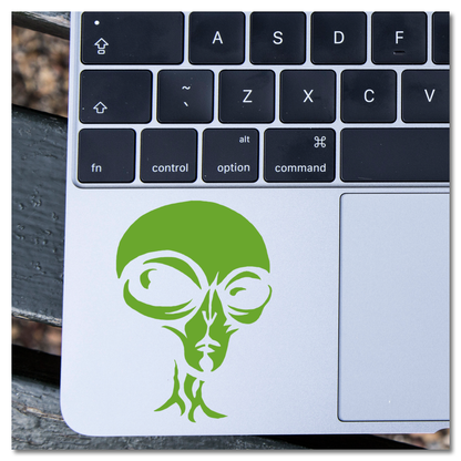 Alien Head Vinyl Decal Sticker