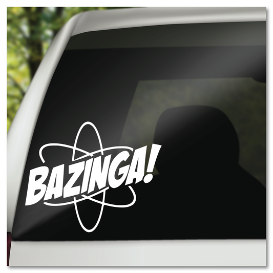Bazinga Big Bang Theory Vinyl Decal Sticker
