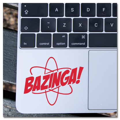 Bazinga Big Bang Theory Vinyl Decal Sticker