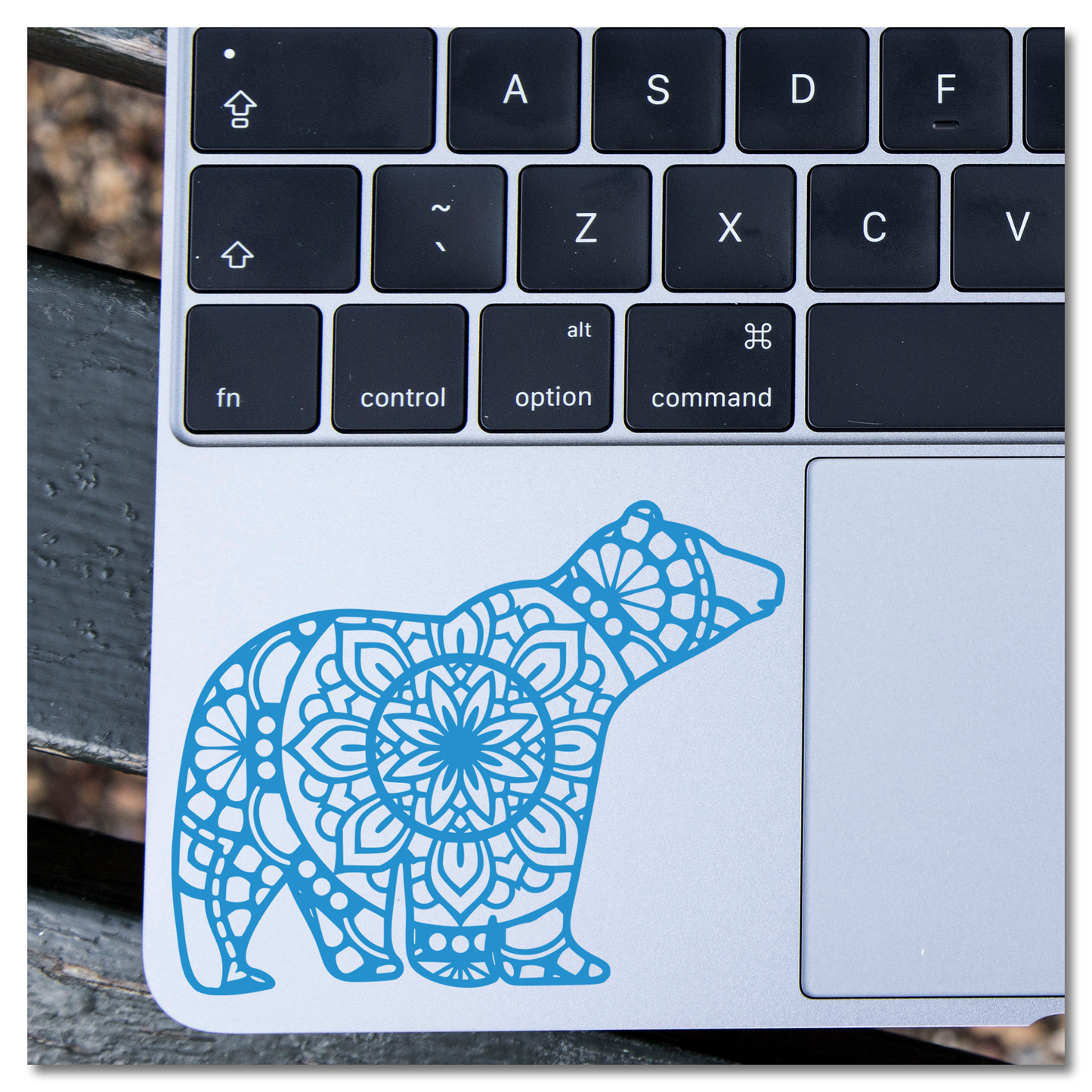 Bear Mandala Vinyl Decal Sticker