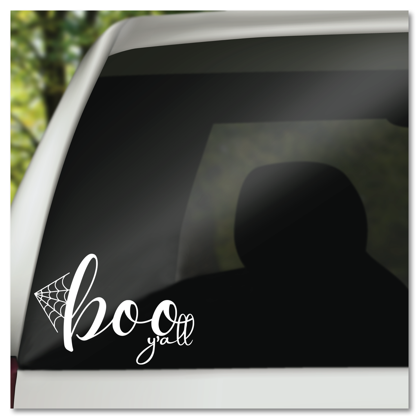 BOO Y'all Vinyl Decal Sticker