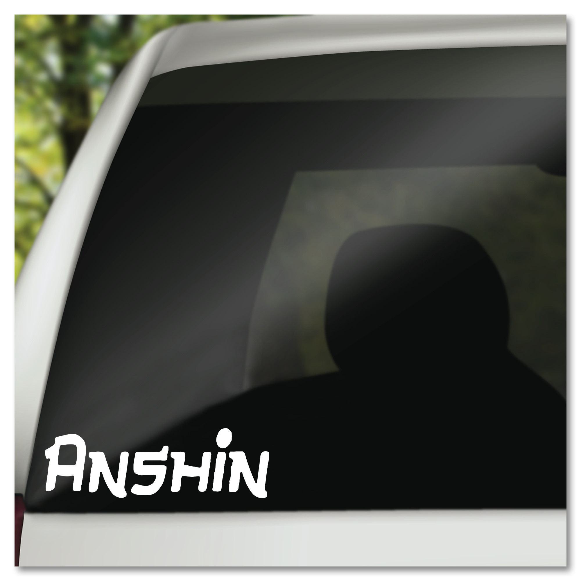 Borderlands Anshin Logo Vinyl Decal Sticker – Pink Pineapple Works