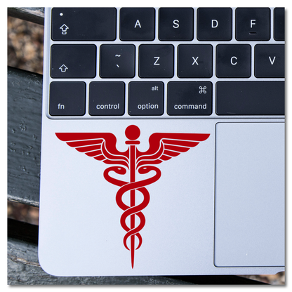 Mediese gesondheid Caduceus Personeel van Hermes Vinyl Decal Sticker