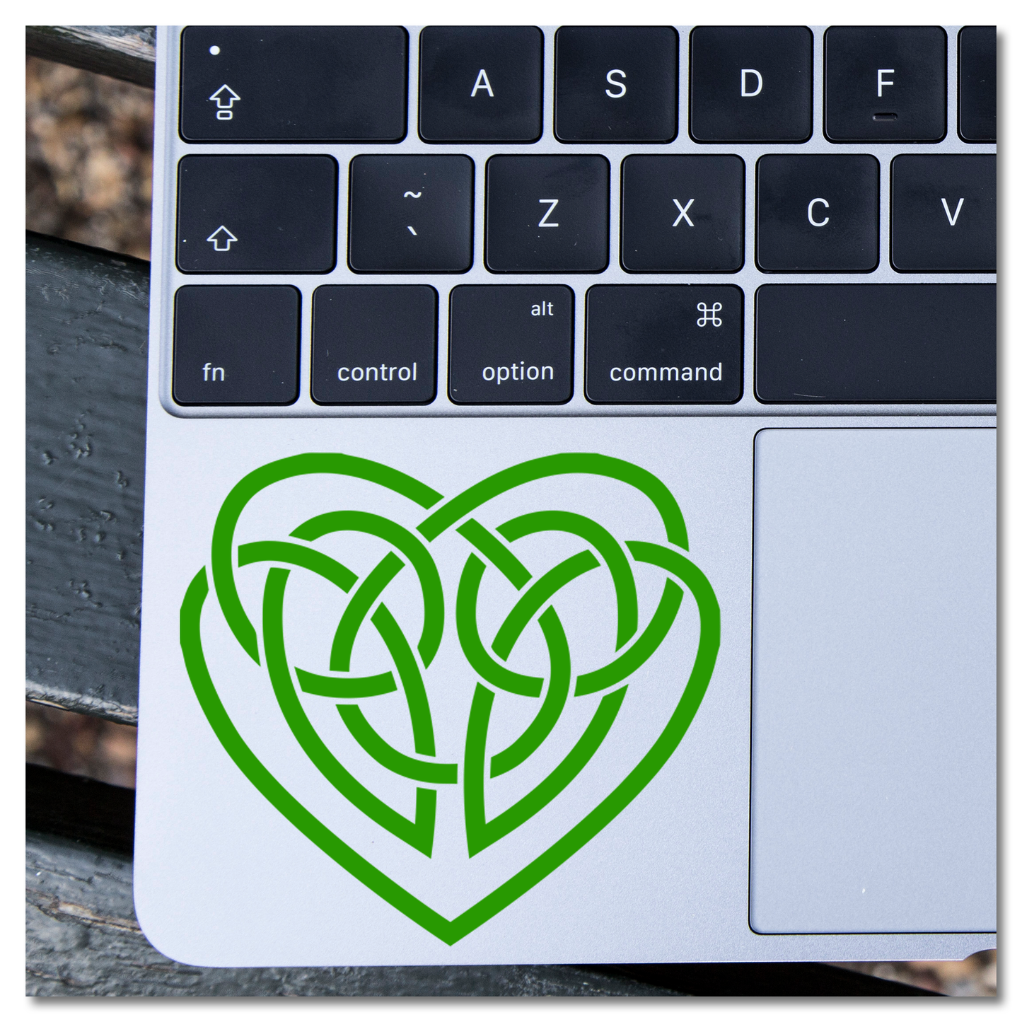 Keltiese Knoop Hart Vinyl Decal Plakker