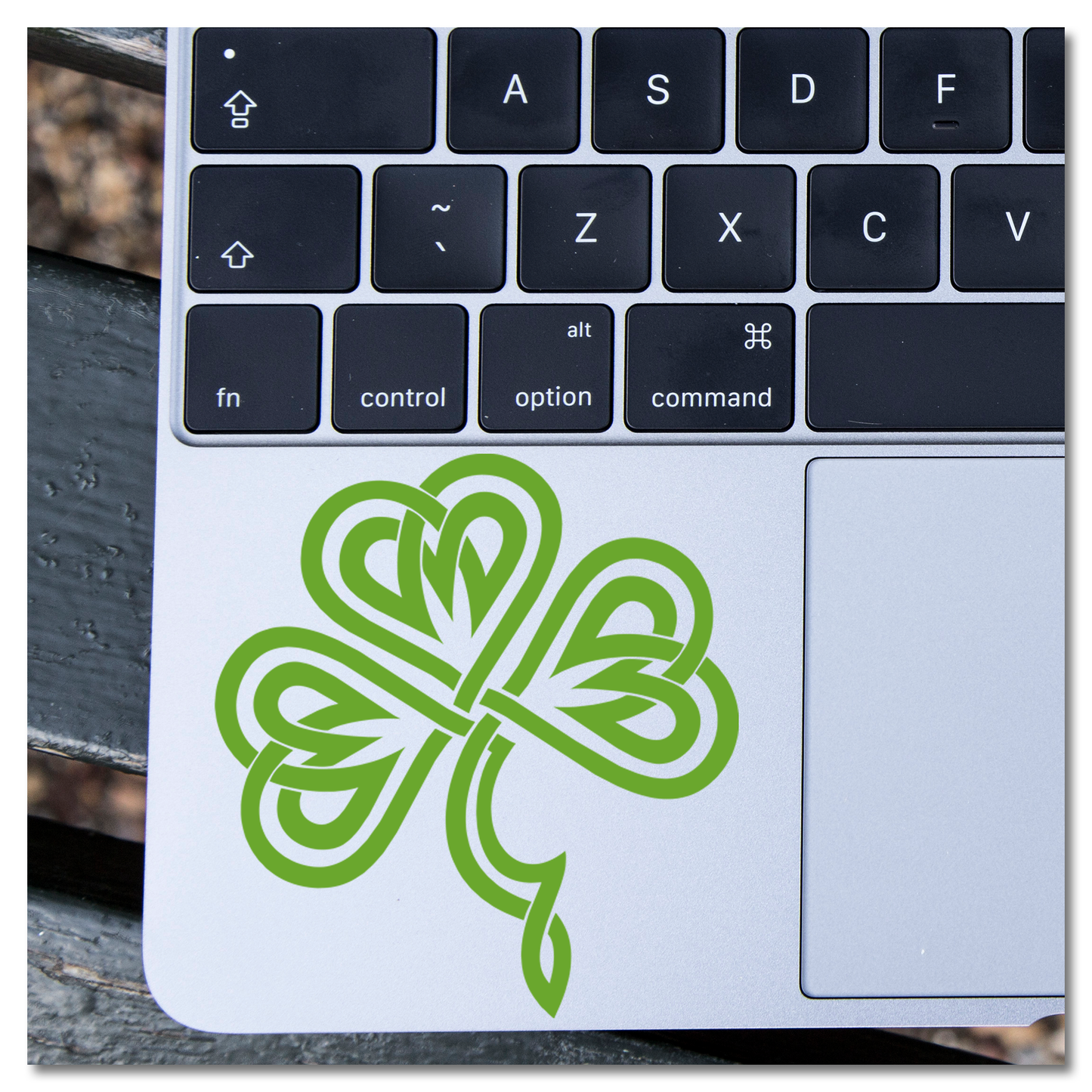 Fancy Irish Shamrock Celtic Knot Vinyl Decal Sticker