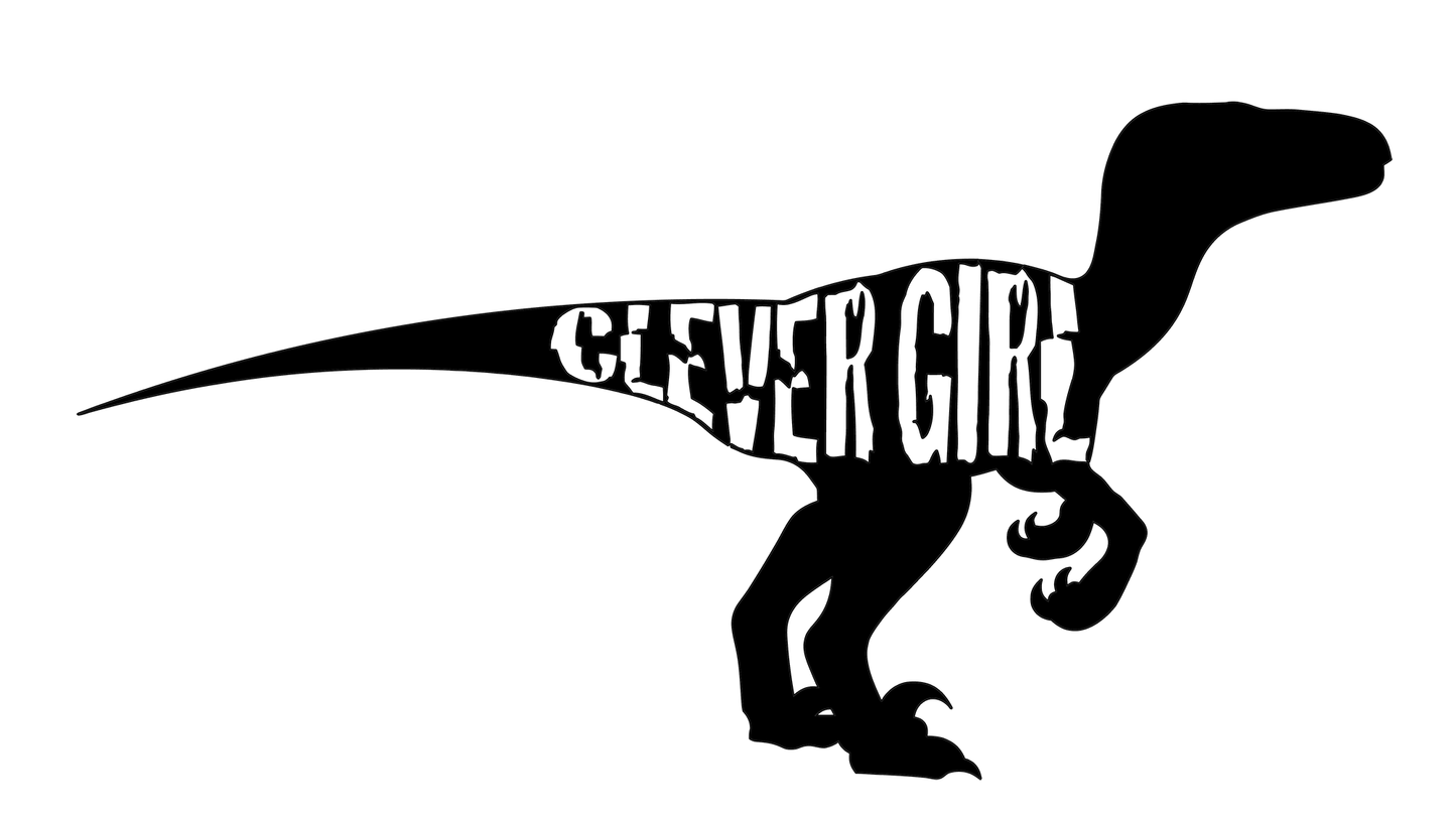 Jurassic Park Clever Girl Velociraptor Vinyl Decal Sticker