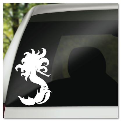 Meermin met vloeiende hare Vinyl Decal Sticker