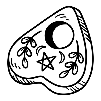 Oulike Ouija Planchette Vinyl Decal Plakker