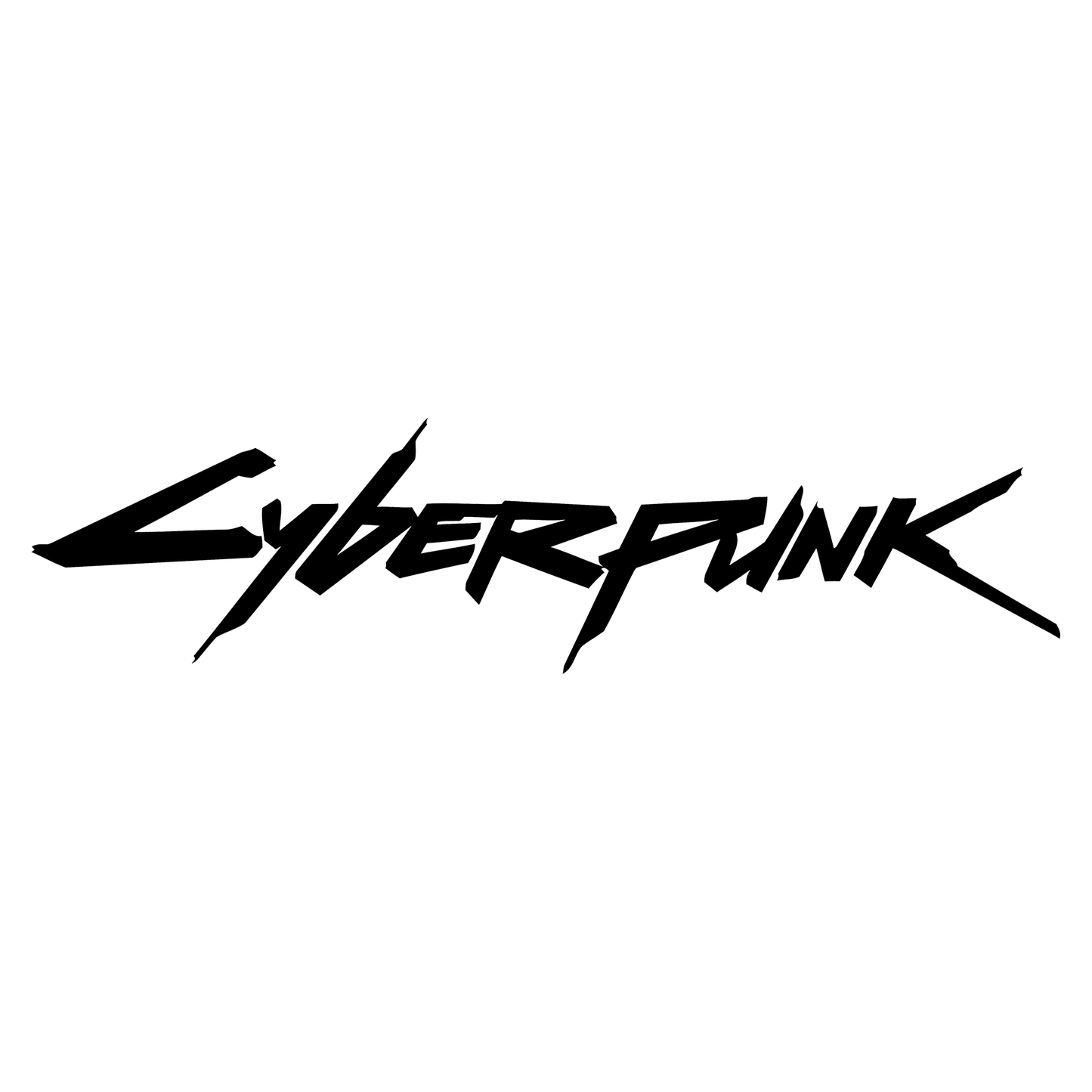 Cyberpunk Vinyl Decal Plakker