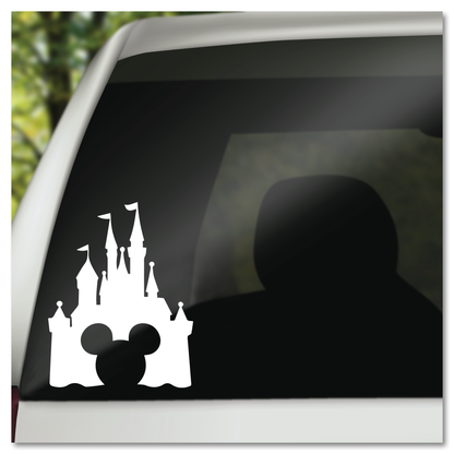 Versteekte Mickey in Disney Castle Vinyl Decal Sticker