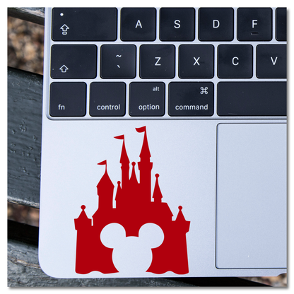 Hidden Mickey in Disney Castle Vinyl Decal Sticker