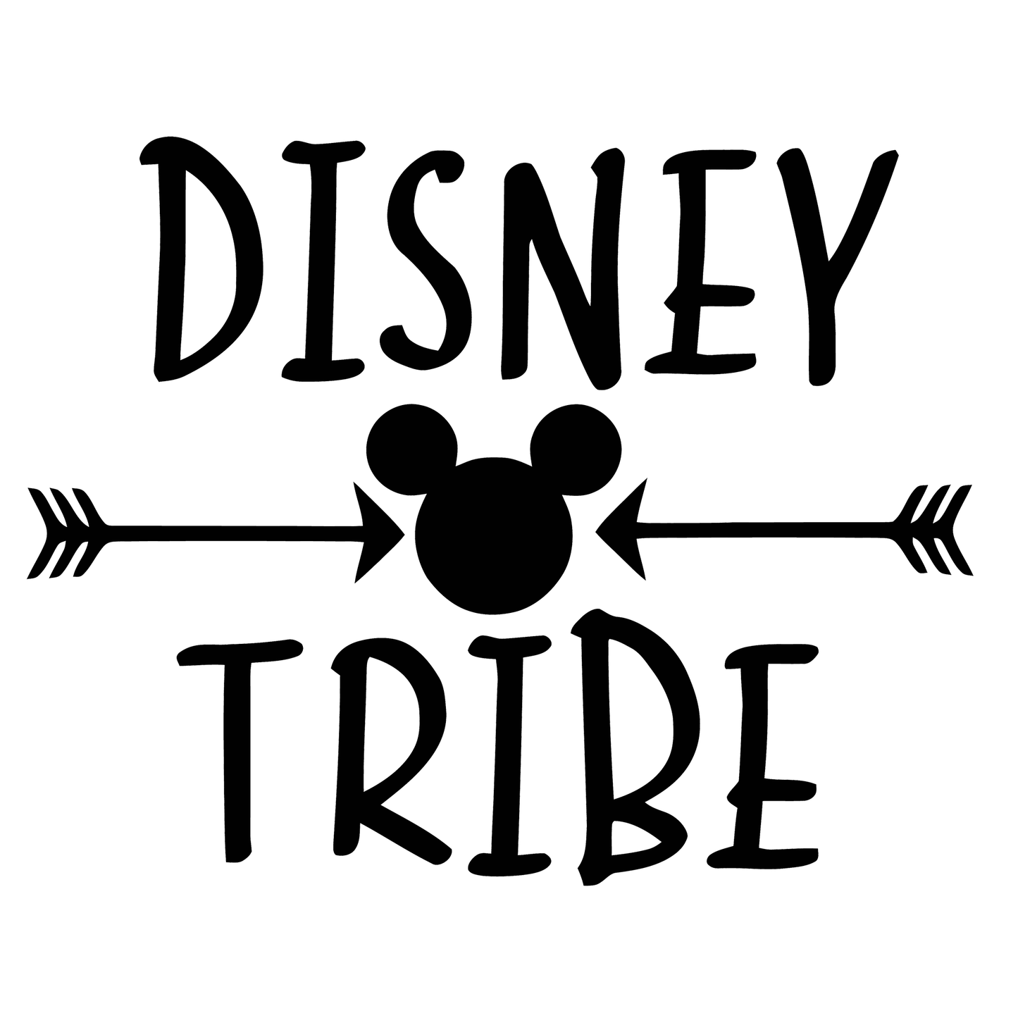 Disney Tribe Boho Hidden Mickey Vinyl Decal Sticker