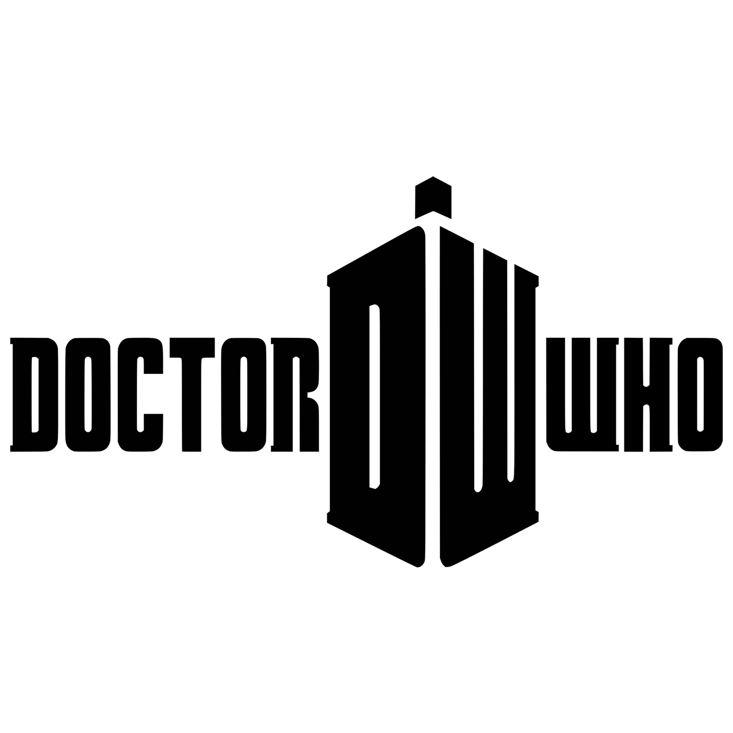 Doctor Who TARDIS Vinyl Decal Sticker