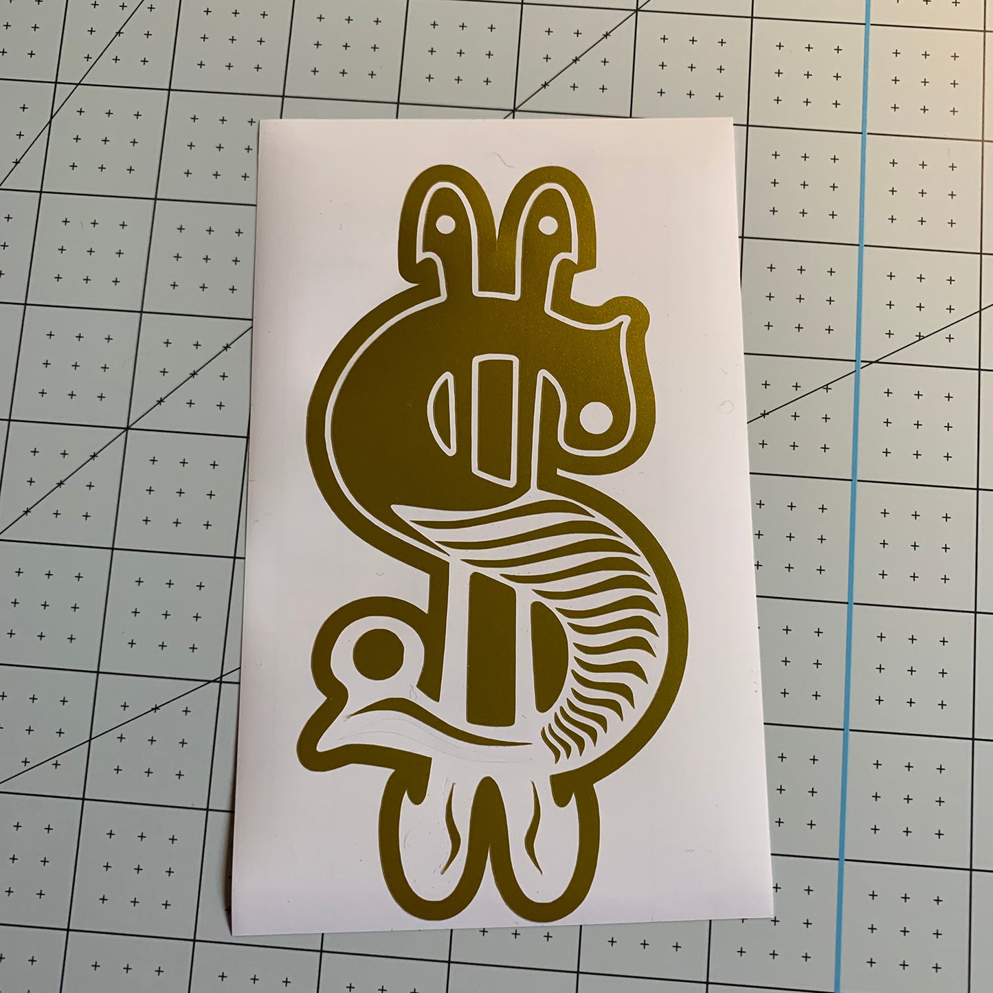 Fancy Dollar Sign Vinyl Decal Sticker