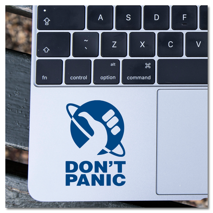 Hitchhiker's Guide to The Galaxy Don't Panic Vinyl Decal Sticker