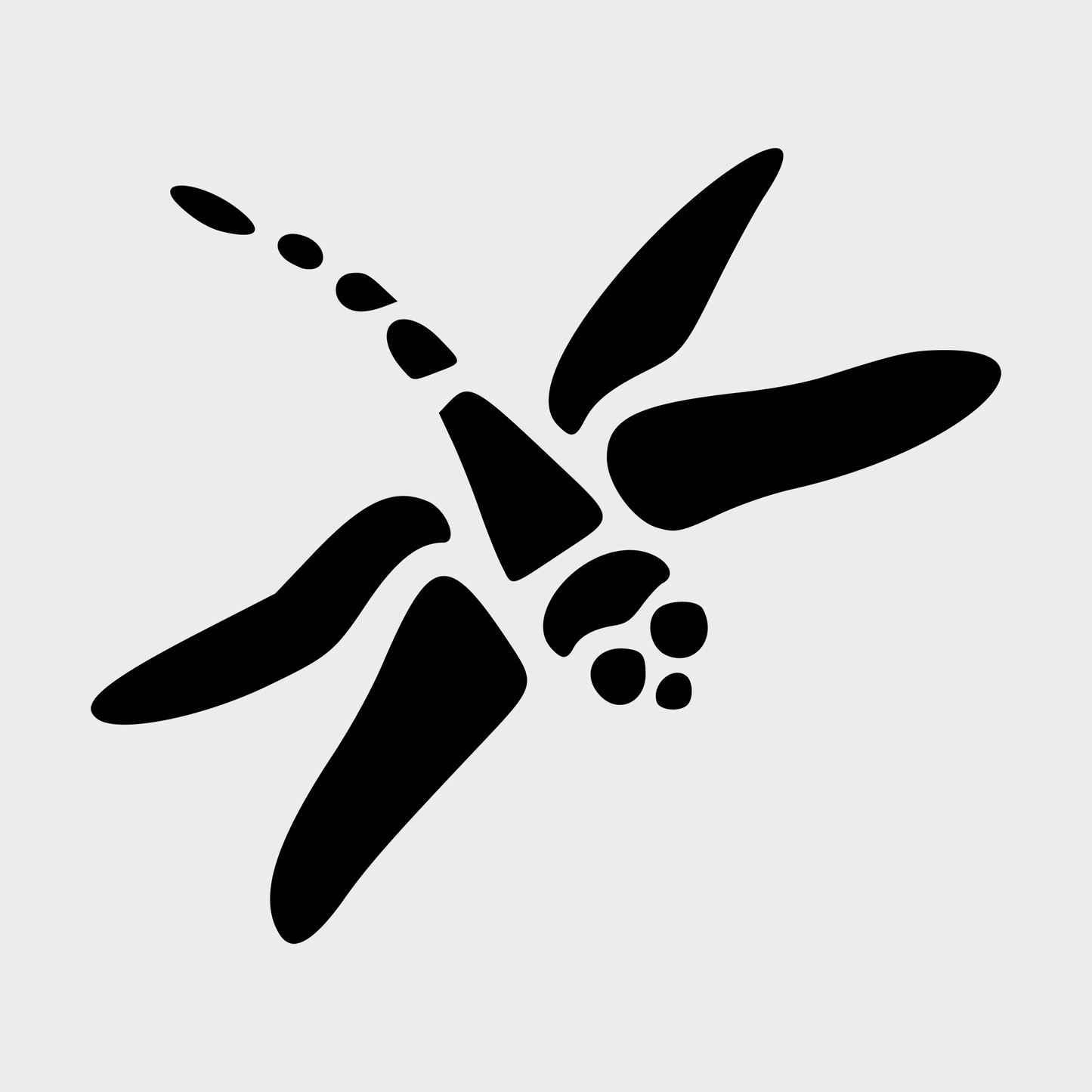 Dragonfly Vinyl Decal Plakker