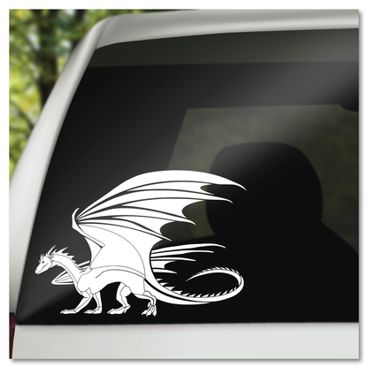 Middeleeuse Dragon Vinyl Decal Sticker