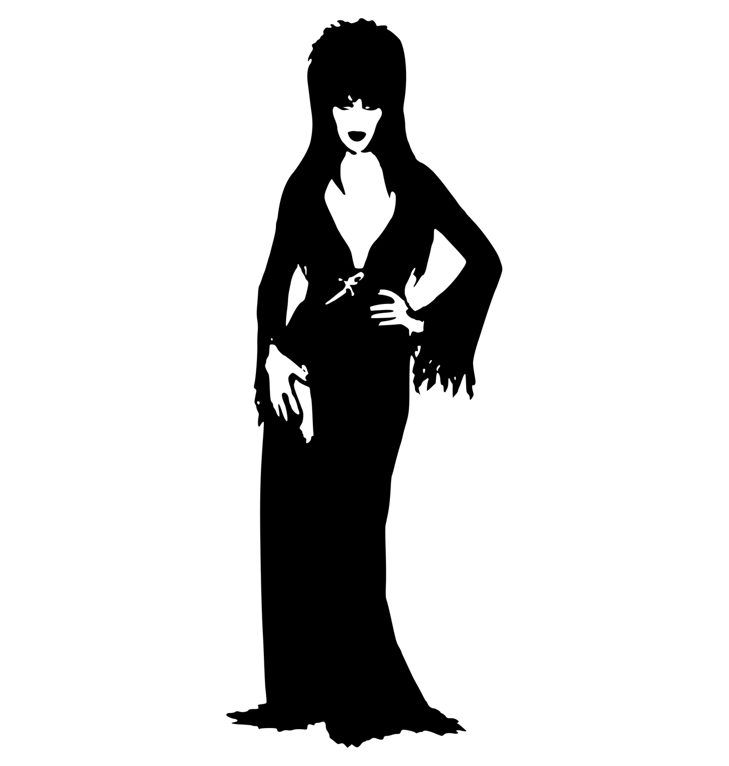 Elvira Meesteres Van Die Donker Vinyl Decal Sticker