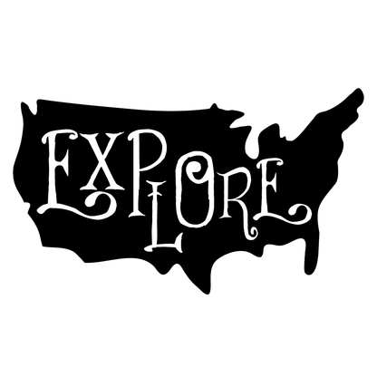 Explore USA Vinyl Decal Sticker