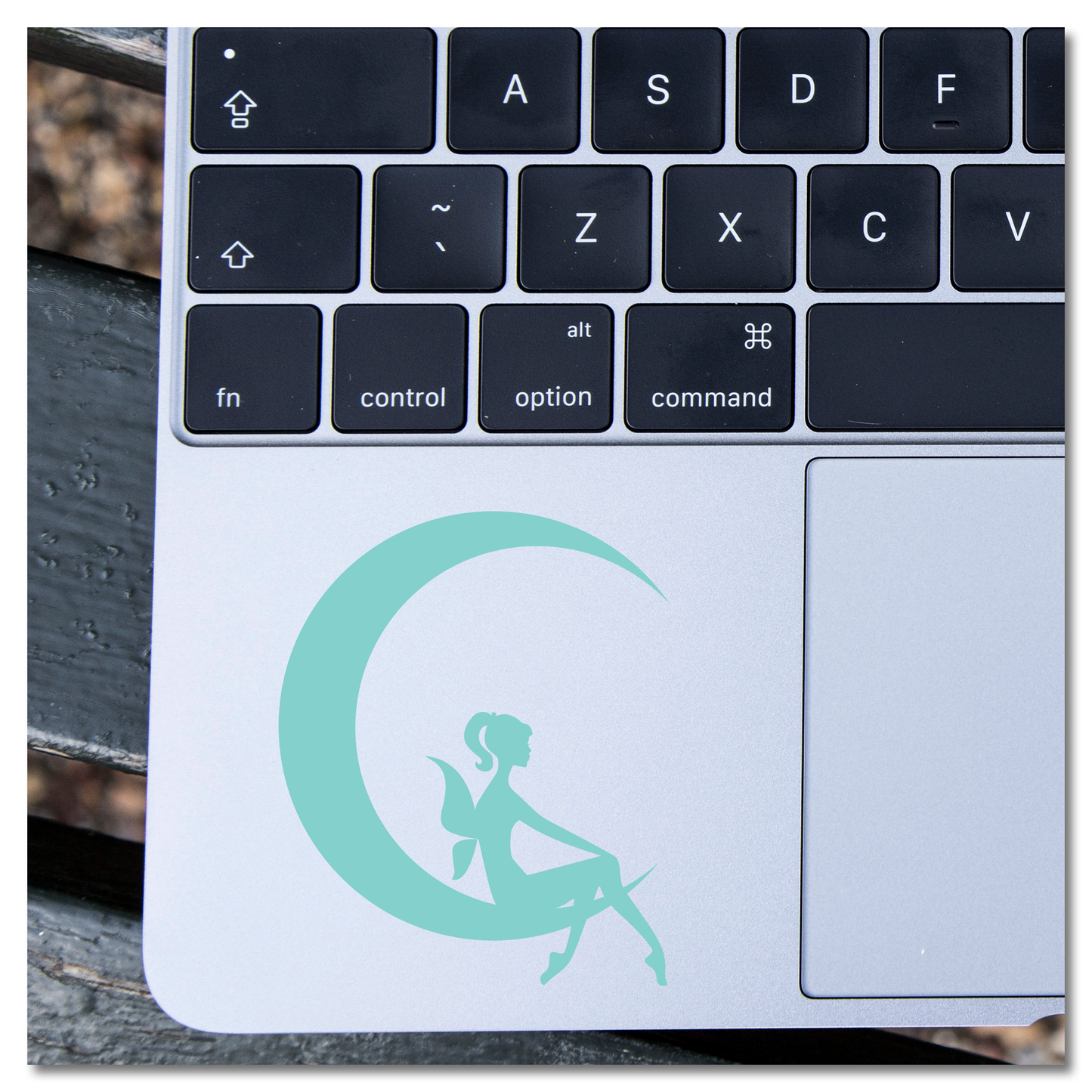 Crescent Moon Fairy Vinyl Decal Sticker