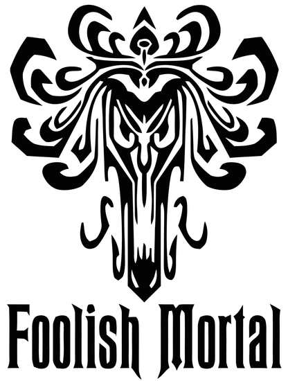 Haunted Mansion Foolish Mortal Vinyl Decal Sticker