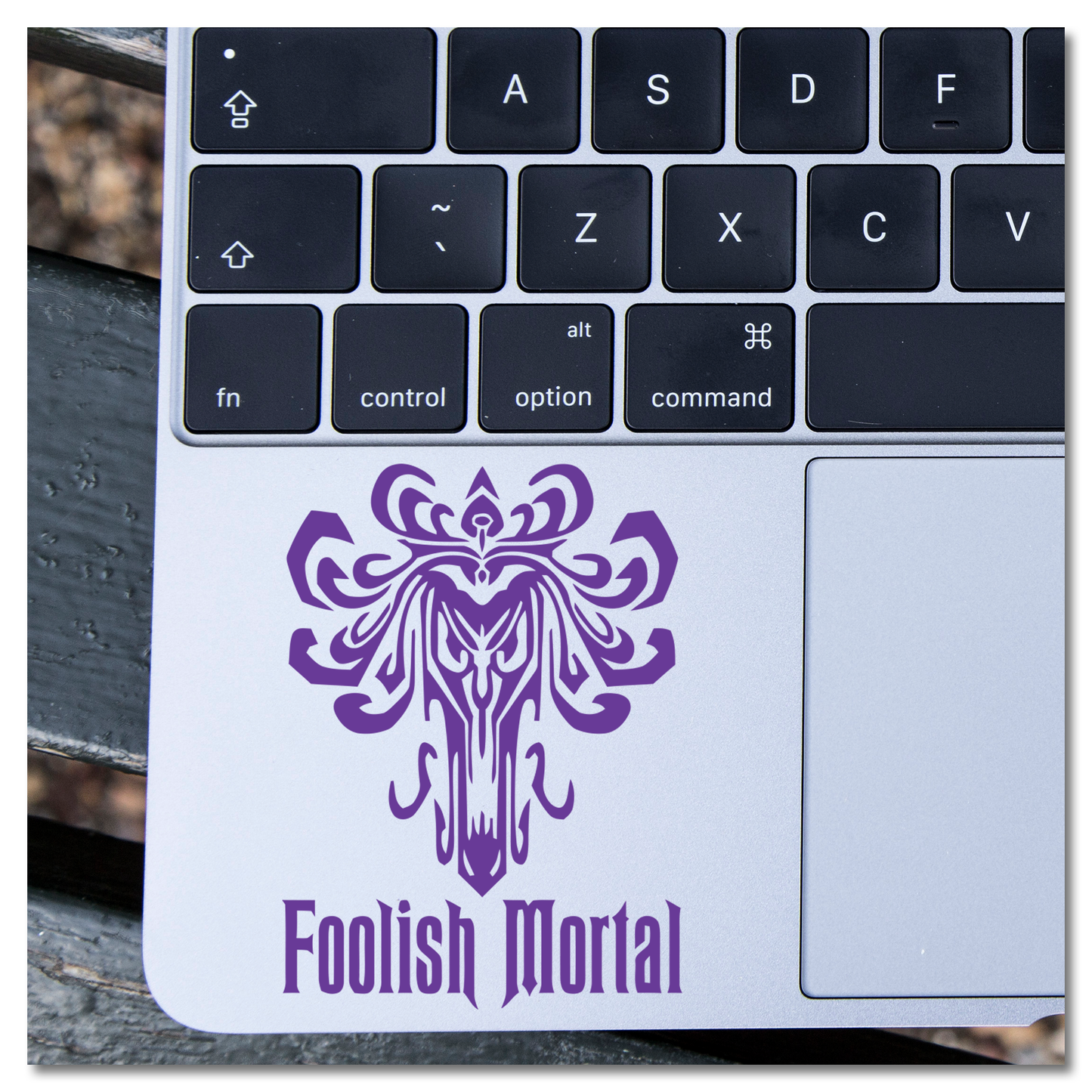 Haunted Mansion Foolish Mortal Vinyl Decal Sticker