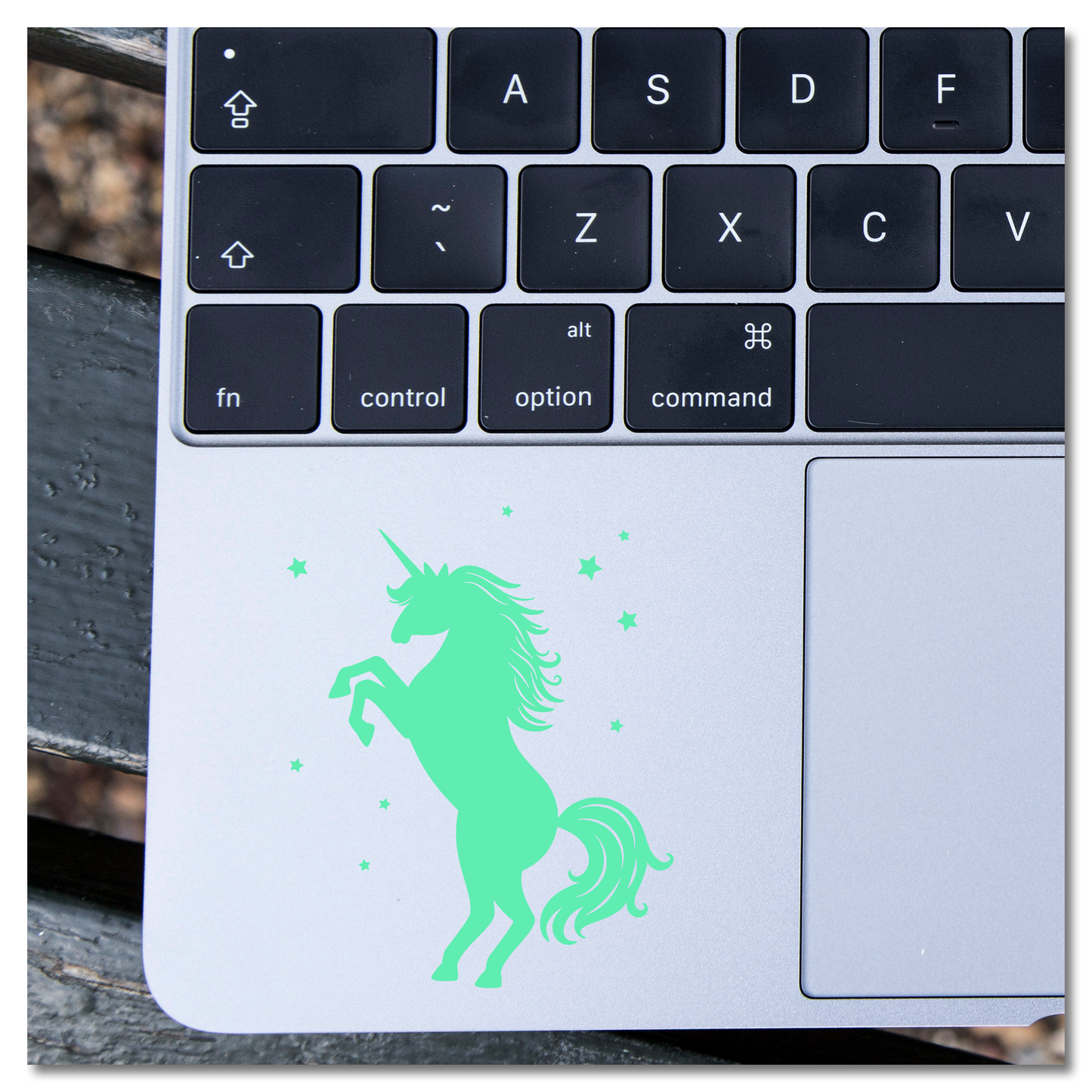 Unicorn and Stars Vinyl Decal Sticker