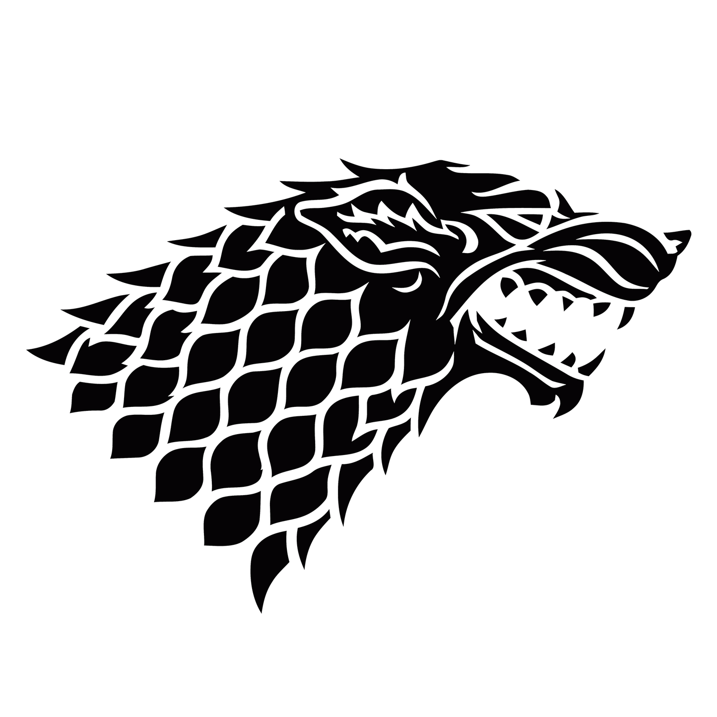 Game Of Thrones House Stark Vinyl Decal Sticker